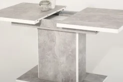 Esstisch ALICE T 120-160 x 80 cm betongrau