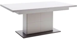 Esstisch AMORA 100 x 180-280 cm NB weiß