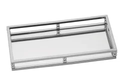 Fink Dekotablett COSIMA 20 x 40 cm Edelstahl