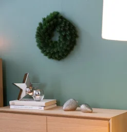 Fink Weihnachtsdeko Zapfen CONE 11 cm silberfarbig
