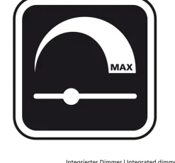 FISCHER & HONSEL CCT LED Tischlampe DENT nickelfarbig