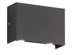 FISCHER & HONSEL LED Außenwandleuchte NAIROBI 12 x 5 cm schwarz