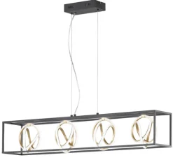 FISCHER & HONSEL LED Pendellampe GISI 150 x 110 cm