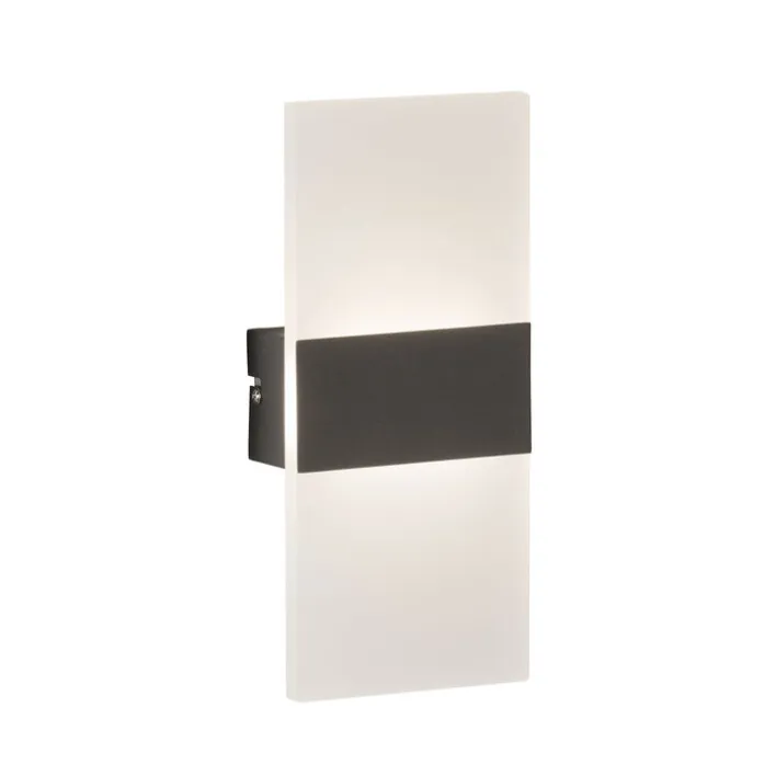 FISCHER & HONSEL LED Wandleuchte FODER sandschwarz
