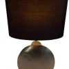 FISCHER & HONSEL Retrofit Tischlampe FORO 36 cm schwarz/ messingfarbig