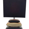 FISCHER & HONSEL Retrofit Tischlampe LINER schwarz/ goldfarbig