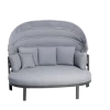 Garden FLAIR Daybed Sonneninsel DALLAS 4-tlg anthrazit /grau