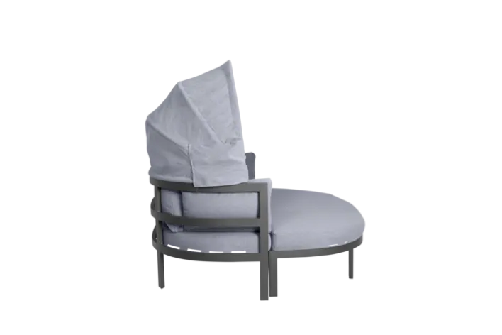 Garden FLAIR Daybed Sonneninsel DALLAS 4-tlg anthrazit /grau