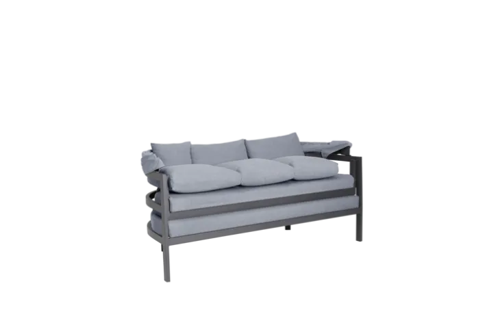 Garden FLAIR Daybed Sonneninsel DALLAS 4-tlg anthrazit /grau