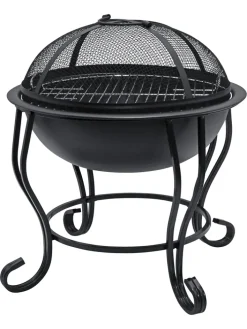 Garden FLAIR Feuerschale mit Funkenschutz 5-teilig