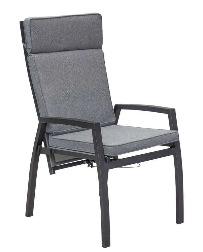 Garden FLAIR Garten Positionsstuhl LENNOX 2er Set grau