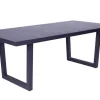 Garden FLAIR Gartentisch LENA V 200 x 100 cm anthrazit /Holzoptik anthrazit
