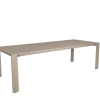 Garden FLAIR Gartentisch ROEN 257-295 x 100 cm taupe
