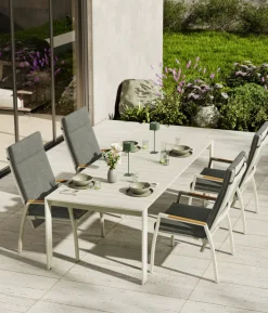 Garden FLAIR Gartentisch ROEN 257-295 x 100 cm taupe