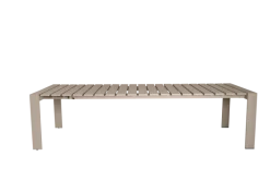 Garden FLAIR Gartentisch ROEN 257-295 x 100 cm taupe