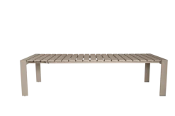 Garden FLAIR Gartentisch ROEN 257-295 x 100 cm taupe