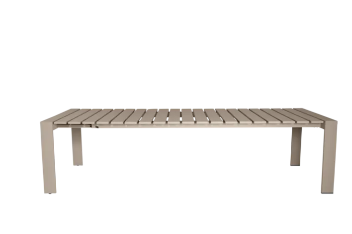 Garden FLAIR Gartentisch ROEN 257-295 x 100 cm taupe