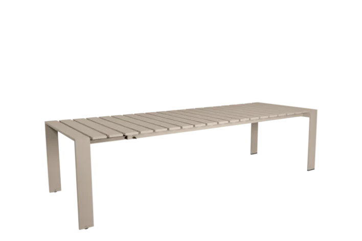 Garden FLAIR Gartentisch ROEN 257-295 x 100 cm taupe