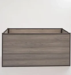 Garden FLAIR Hochbeet RUTH 240 x 80 cm anthrazit