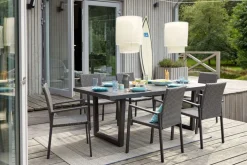 Garden FLAIR Stapelstuhl Garten LAURA omega grau