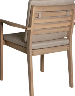 Garden FLAIR Stapelstuhl Garten TIBET 2er Set naturfarbig /beige