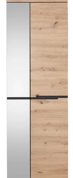 Garderobenschrank MEMPHIS 65 x 197 cm Artisan Eiche/ Graphitgrau