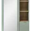 Garderobenschrank 78 x 202 x 38 cm schilfgrün supermatt/braun