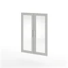Glastür VARY 2er Set grau