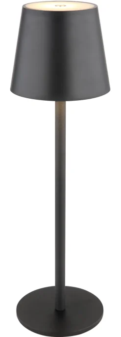 GLOBO Akku LED Tischlampe VANNIE schwarz