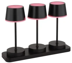 GLOBO Akku LED Tischleuchte DAWSON, Kunststoff/Metall, 30 x 21,6 x 8,5 cm Schwarz