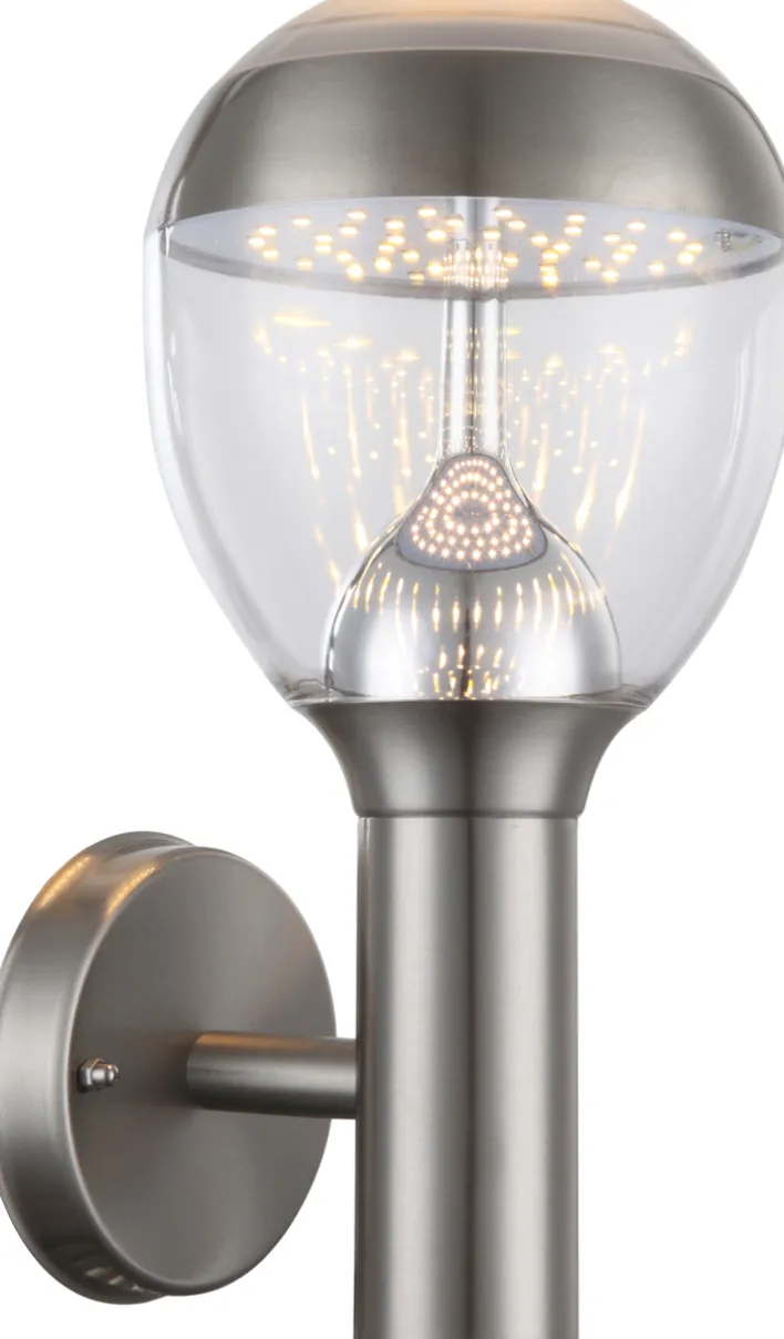 GLOBO LED Außenwandleuchte CALLISTO Edelstahl