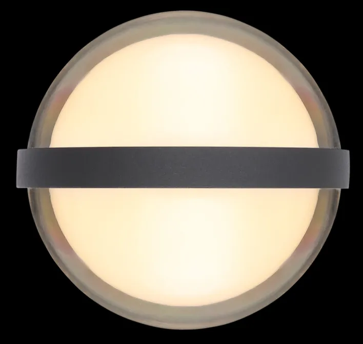 GLOBO LED Außenwandleuchte ILLI 10 cm anthrazit
