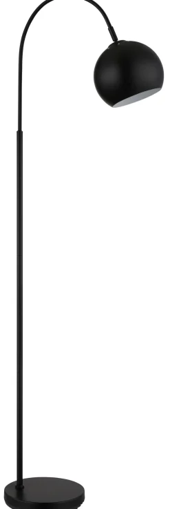 GLOBO Retrofit Stehlampe BENNO 150cm schwarz