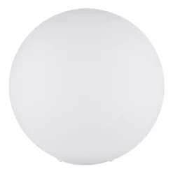 GLOBO Retrofit Tischlampe BALLA 25 cm Opalglas