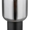 GLOBO Retrofit Tischlampe NINJO schwarz /rauchfarbig