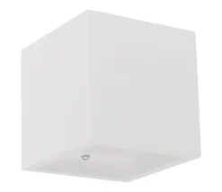 GLOBO Retrofit Wandleuchte CHRISTINE 11,5 x 11,5 cm weiß