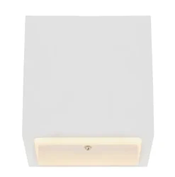GLOBO Retrofit Wandleuchte CHRISTINE 11,5 x 11,5 cm weiß