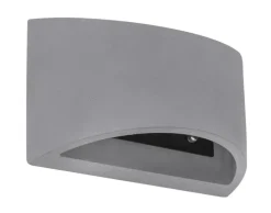 GLOBO Retrofit Wandleuchte TIMO 20 cm grau