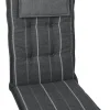 GO-DE Gartenstuhlauflage STRIPES 120/50/7 cm anthrazit