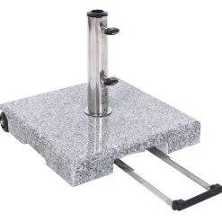Granit Sonnenschirmständer TROLLY 50 kg