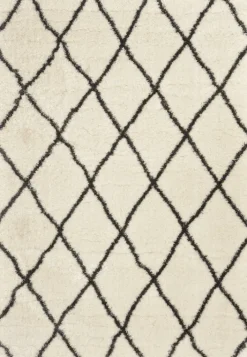 Hochflorteppich FLOKI MARROKKO 60 x 90 cm beige