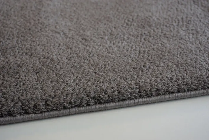 Hochflorteppich SALERNO 67 x 130 cm grau