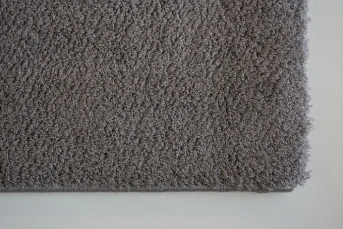 Hochflorteppich SALERNO 67 x 130 cm grau