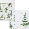 ihr Glasuntersetzer FESTIVE HOLIDAYS Kork 10 x 10 x 1 cm Grün