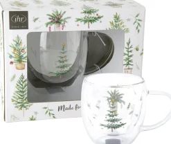 ihr Teeglas FESTIVE HOLIDAYS Glas 85 x 85 x 9 cm Grün