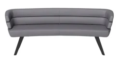 JOOP! Bank 230 cm Lederbezug Longlife schiefer