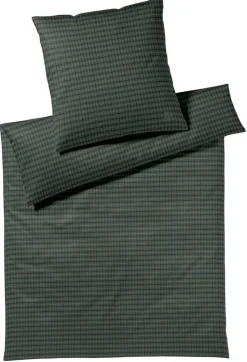 JOOP! Flanell-Bettwäsche MESH 135 x 200 cm grün