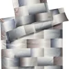 JOOP! Satin-Bettwäsche RANGE 155 x 220 cm braun/grau