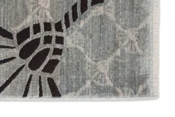 JOOP! Teppich CORNFLOWER DOUBLE 140 x 200 cm silberfarbig