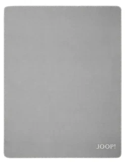 JOOP! Wohndecke MELANGE DOUBLEFACE 150 x 200 cm grau